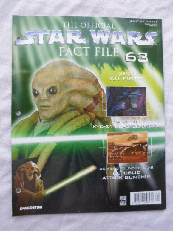 Deagostini Official Star Wars fact file - issue 63