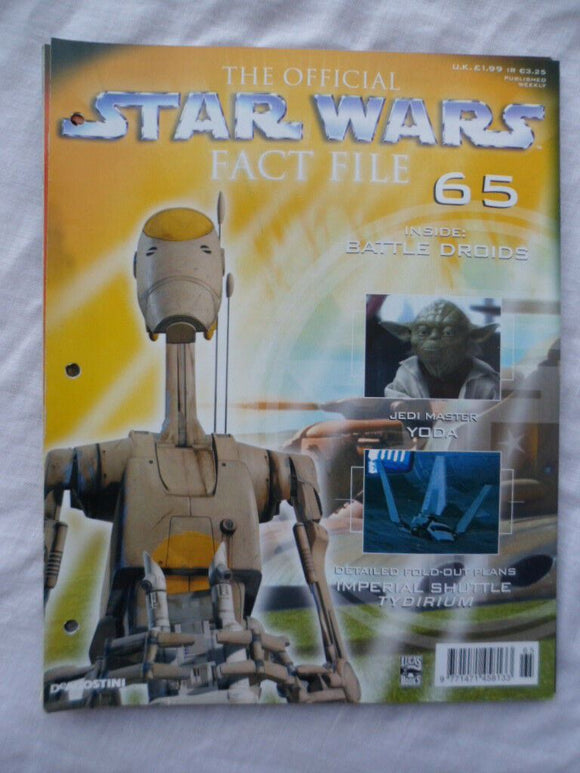 Deagostini Official Star Wars fact file - issue 65