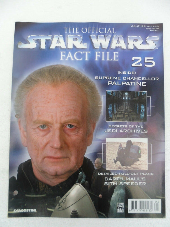 Deagostini Official Star Wars fact file - issue 25