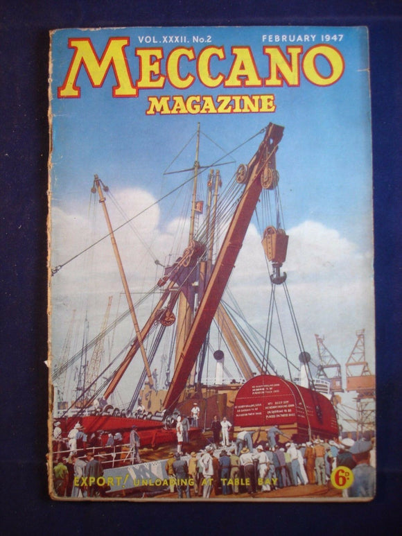 Vintage -  Meccano  Magazine - February 1947