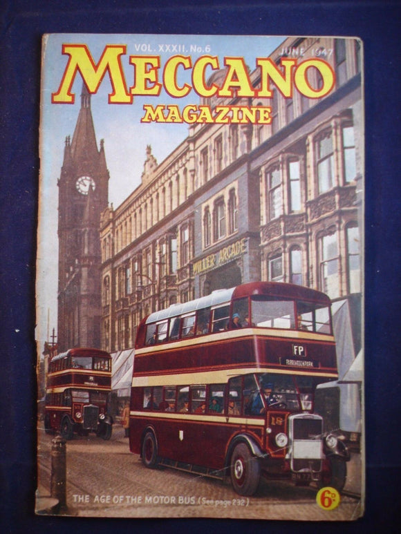 Vintage -  Meccano  Magazine - June 1947