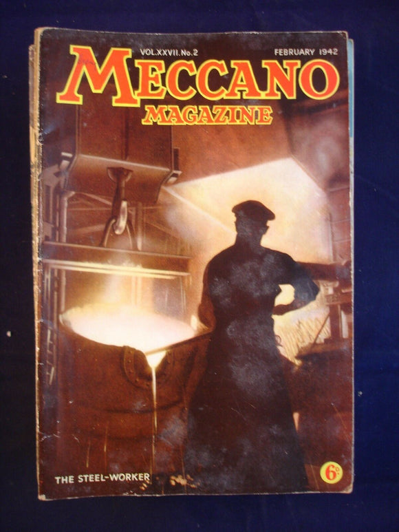 Vintage -  Meccano  Magazine- February 1942 -