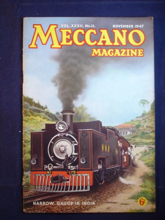 Vintage -  Meccano  Magazine - November 1947