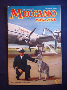 Vintage -  Meccano  Magazine- October 1948 -