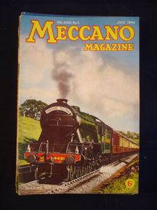 Vintage -  Meccano  Magazine- July 1942 -