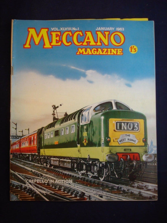 Vintage -  Meccano  Magazine - January 1963 -