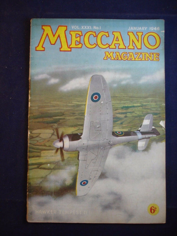 Vintage -  Meccano  Magazine - January 1946