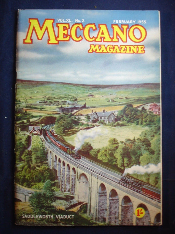 Vintage -  Meccano  Magazine - February 1955 -