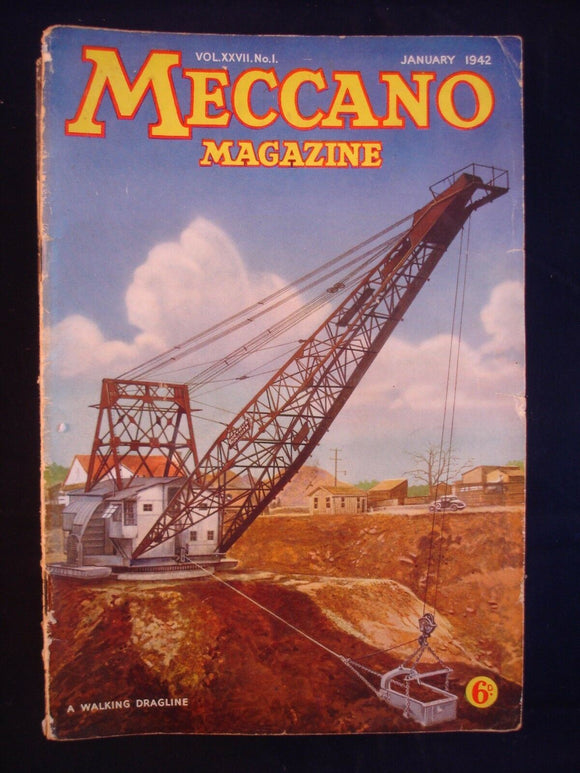 Vintage -  Meccano  Magazine- January 1942 -