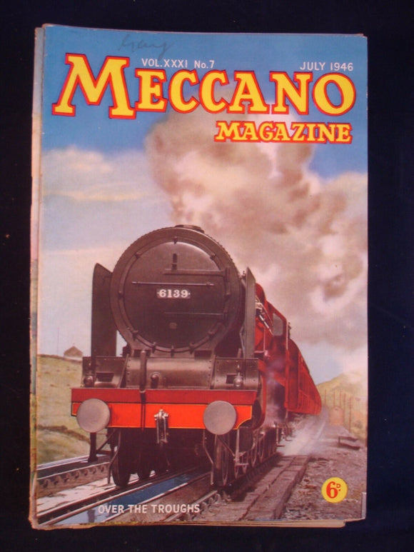 Vintage -  Meccano  Magazine - July 1946 -