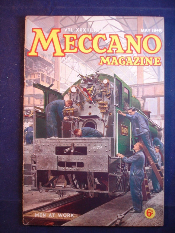 Vintage -  Meccano  Magazine- May 1948 -
