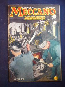 Vintage -  Meccano  Magazine - October 1947