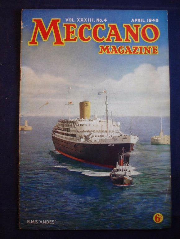 Vintage -  Meccano  Magazine- April 1948 -