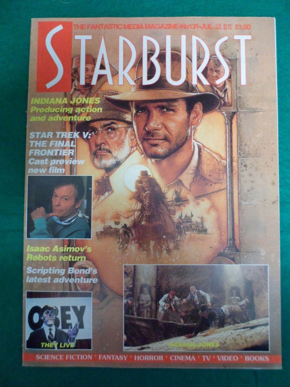 Starburst magazine - issue 131 - Indiana Jones