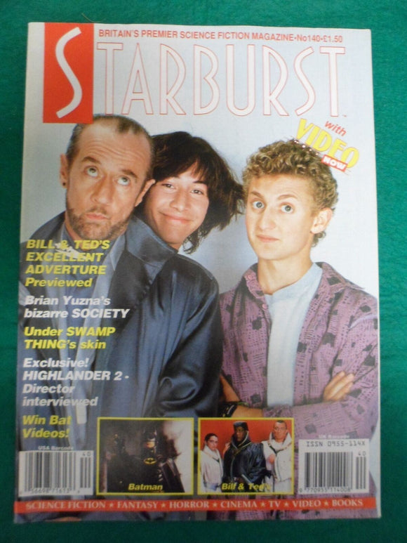 Starburst magazine - issue 140 - Bill and Ted's excellent adventure