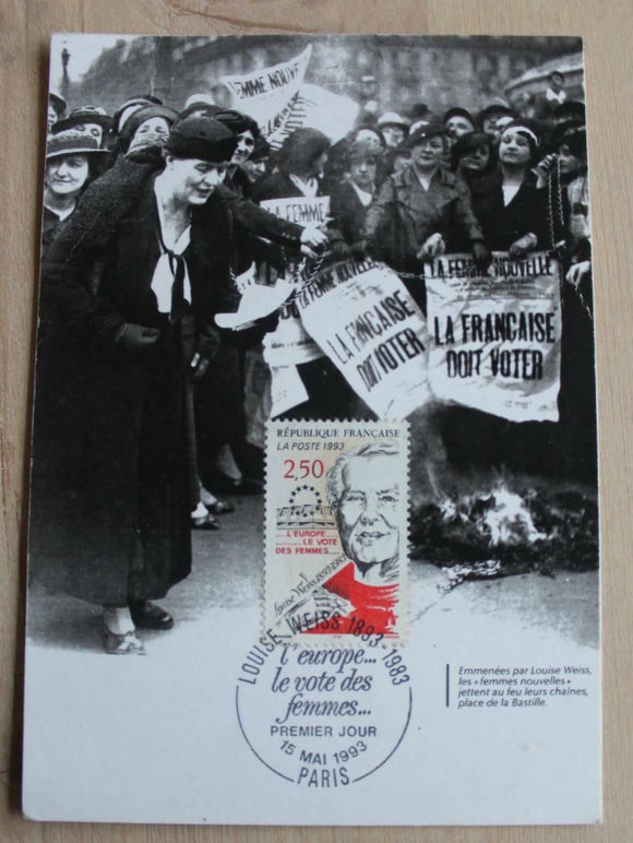Postcard - Louise Weiss - 590