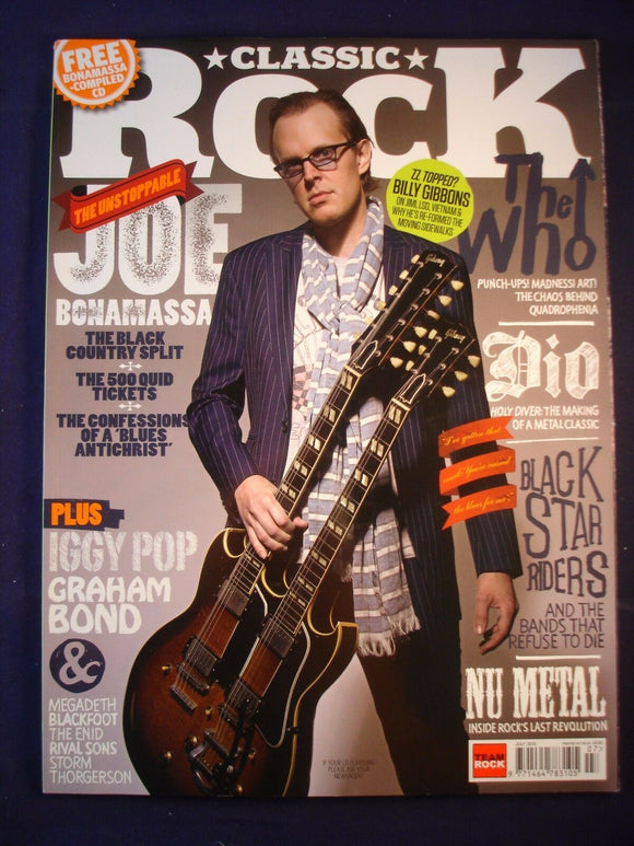Classic Rock  magazine - Issue 185 - Joe Bonamassa - Who - Dio