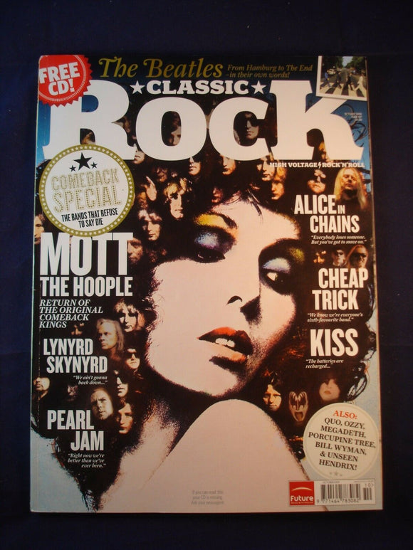 Classic Rock  magazine - Issue 137 -Beatles - Skynrrd - Hoople - Kiss