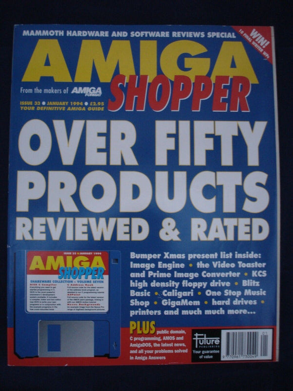 Amiga Shopper - Issue 33 - January 1994