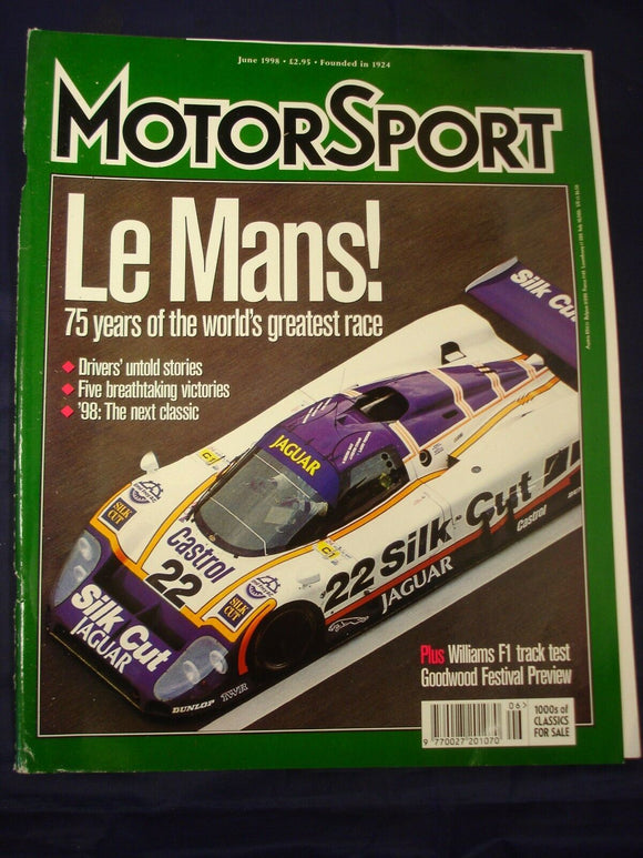 Motorsport Magazine - June 1998 - Le Mans