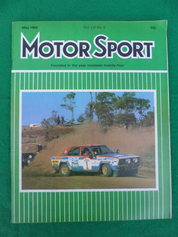 Motorsport Magazine - May 1980 - Contents shown in photographs