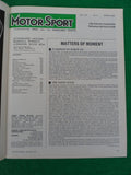 Motorsport Magazine - March 1983 - Contents shown in Photographs