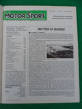 Motorsport Magazine - August 1981 - Contents shown in Photographs