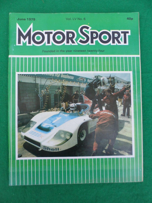 Motorsport Magazine - June 1979 - Contents shown in photographs