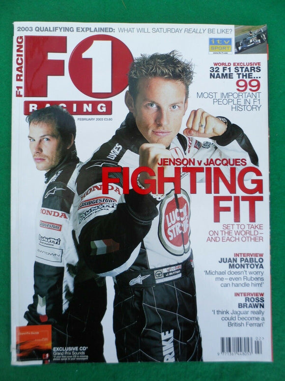 Formula One F1 Racing - February 2003 - Jenson vs Jacques