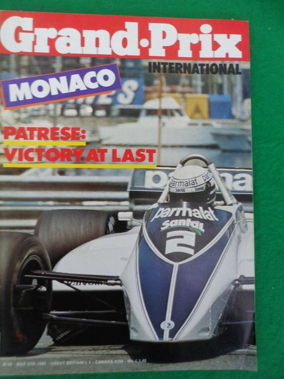 Grand Prix international - May 27th 1982 - Monaco