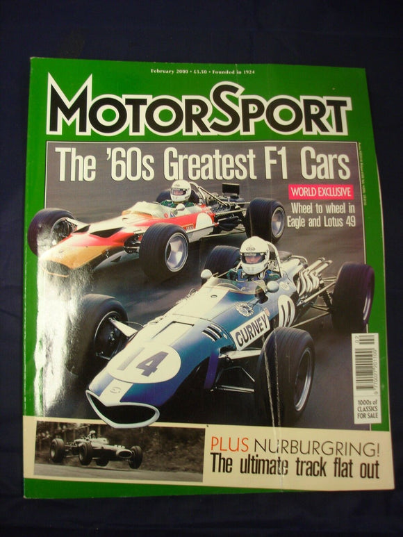 Motorsport Magazine - February 2000 - The 60's greatest F1 cars