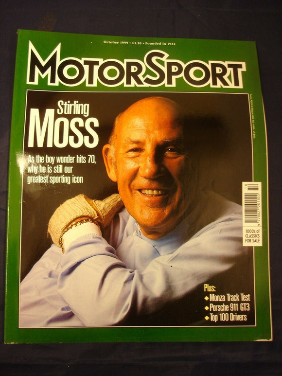 Motorsport Magazine - October 1999 - Stirling Moss