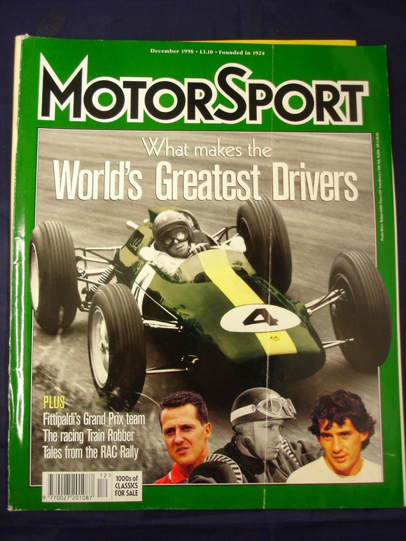 Motorsport Magazine - January 1999 - World's greatest drivers