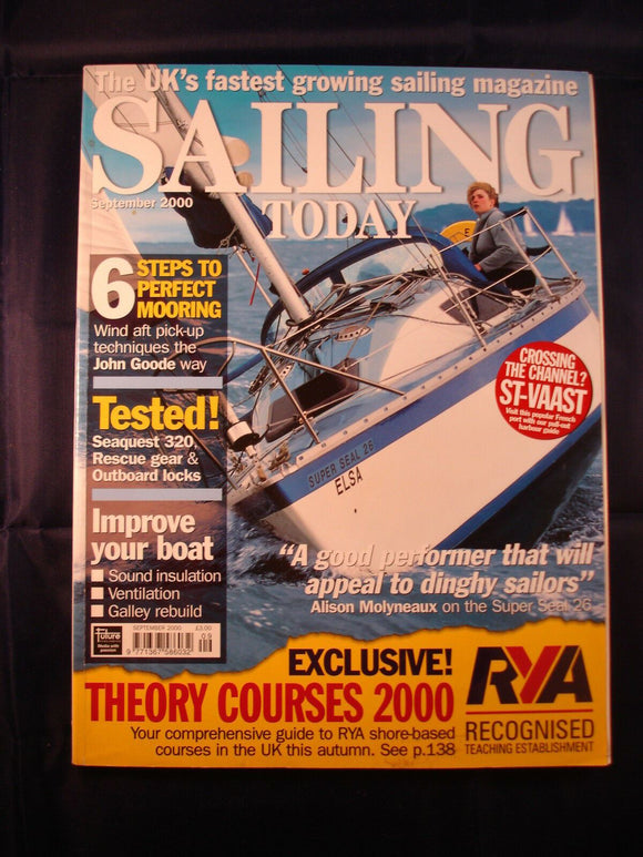 Sailing Today - September 2000  - Seaquest 320 - Seal 26