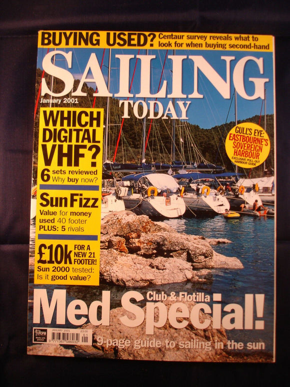 Sailing Today - January 2001 - Med special - Centaur -  Sun fizz -  Sun 2000