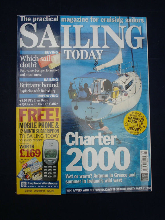 Sailing today - Feb 2000 - Elizabethan 30 - Homemade Dinghy