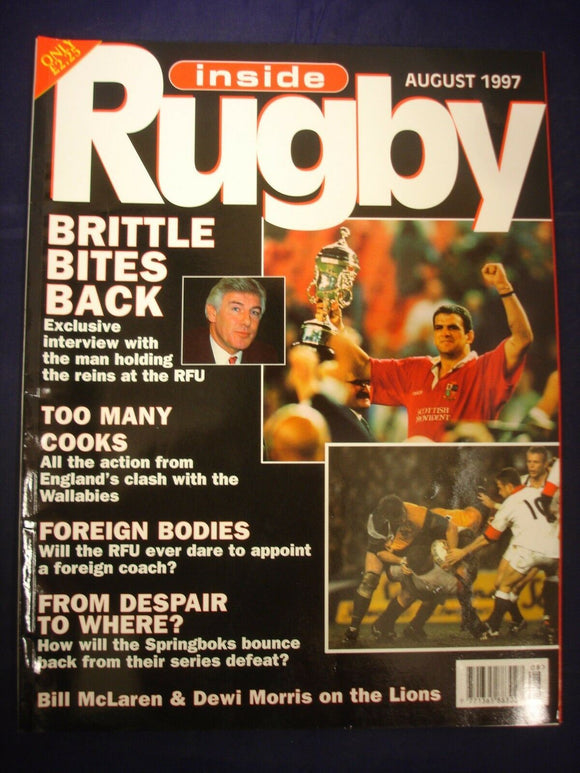 Inside Rugby magazine  - August 1997