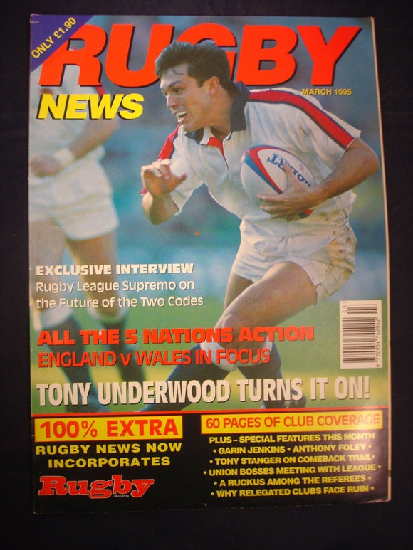 Rugby News magazine  - March 1995