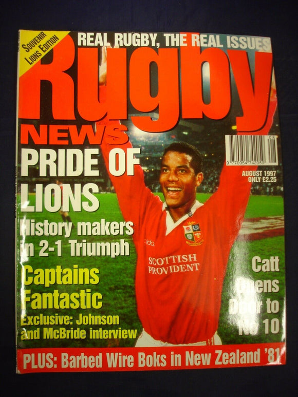 Rugby News magazine  - August 1997