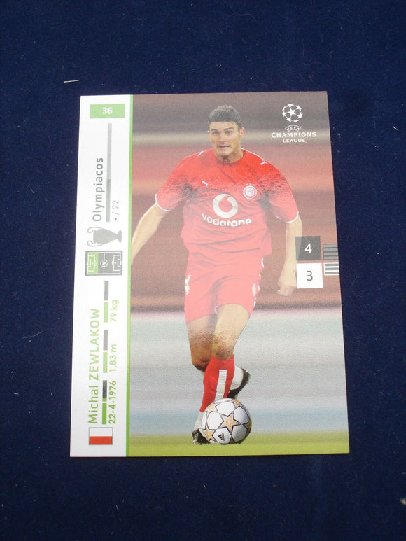 Panini UEFA Champions League card 2007/8 # 36 - Zewlakow - Olympiacos