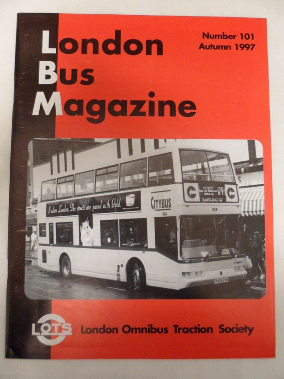 London Bus Magazine - Autumn 1997 # 101 - Contents shown in photographs