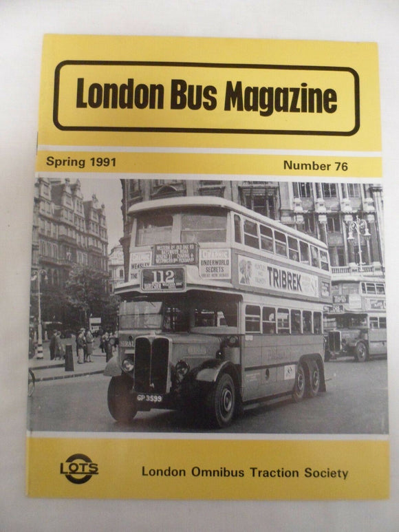 London Bus Magazine - Spring 1994 # 76 - Contents shown in photographs