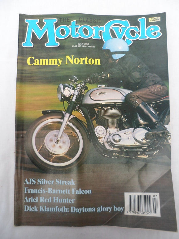 The Classic Motorcycle - July 1993 - Norton - AJS Silver streak
