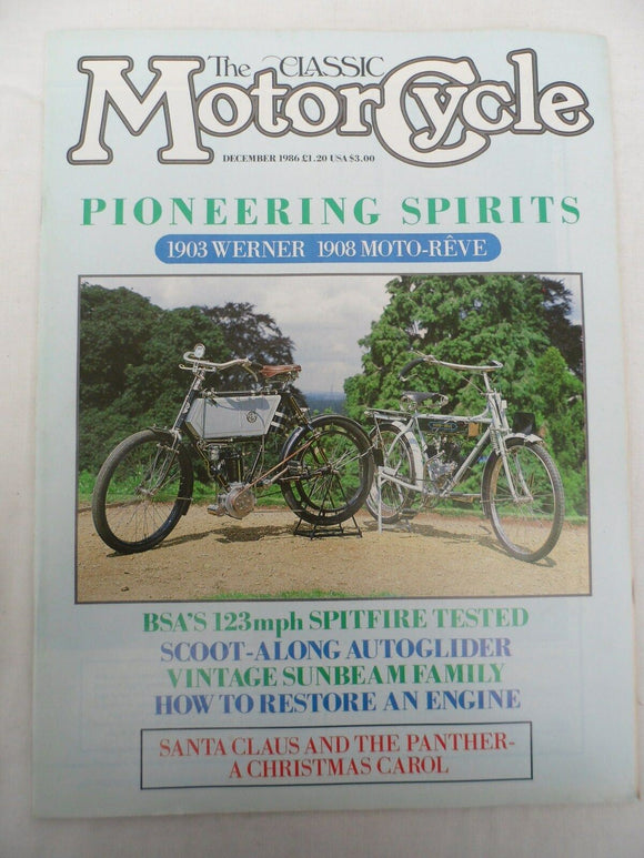 The Classic Motorcycle - Dec 1986 - How to restore an engine