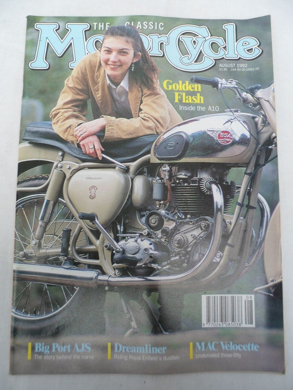 The Classic Motorcycle - Aug 1992 - MAC Velocette - Big port AJS