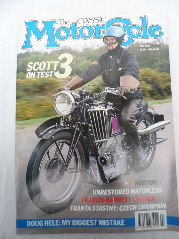The Classic Motorcycle - July 1991 - Scott - Norton - Matchless