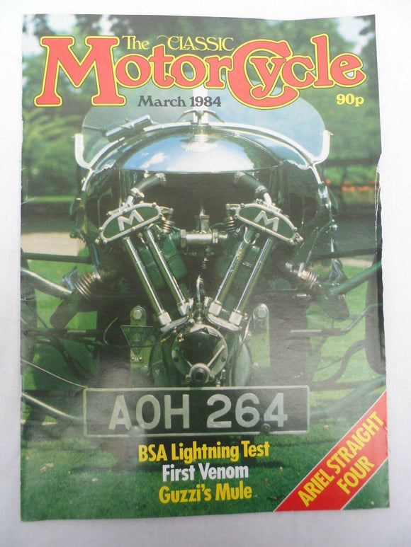 The Classic Motorcycle - March 1984 - Ariel straight four