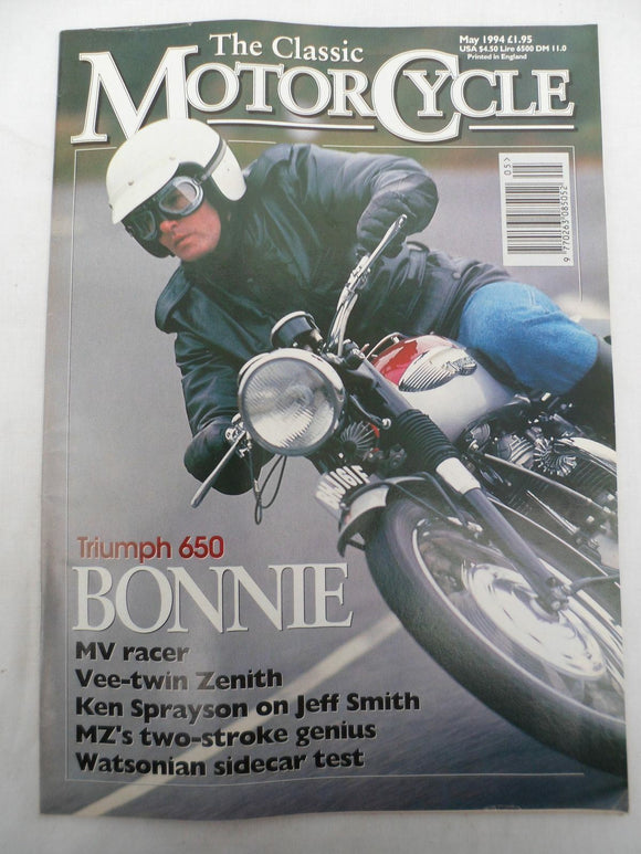 The Classic Motorcycle - May 1994 - Triumph Bonneville - MV - Zenith