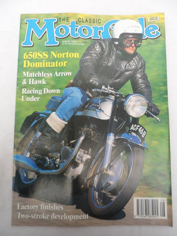The Classic Motorcycle - July 1993 - Norton 650SS Dominator - Matchless Arrow