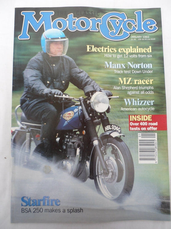 The Classic Motorcycle - Jan 1993 - Manx Norton - BSA starfire